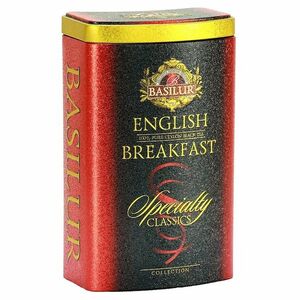 BASILUR Specialty English Breakfast černý čaj v plechové dóze 100 g obraz