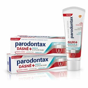 PARODONTAX Zubní pasta Gum + Breath & Sensitivity Original 2 x 75 ml obraz
