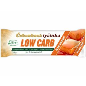4SLIM Čekanková tyčinka Low Carb karamel 35 g obraz