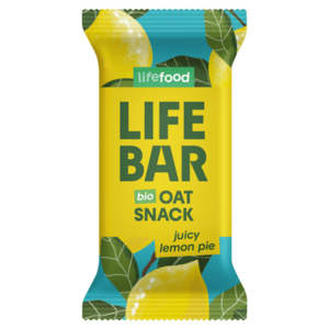 LIFEFOOD Lifebar Oat snack citronový BIO 40 g obraz