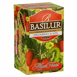 BASILUR Magic Strawberry & Kiwi černý čaj 20 sáčků obraz