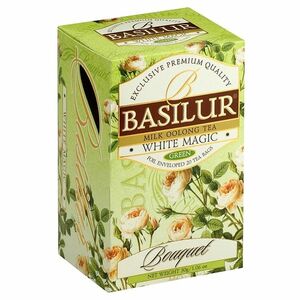 BASILUR Bouquet White Magic zelený čaj 25 sáčků obraz