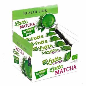 HEALTH LINK Latte matcha bez laktózy a lepku BIO 40 sáčků + 2 ZDARMA obraz