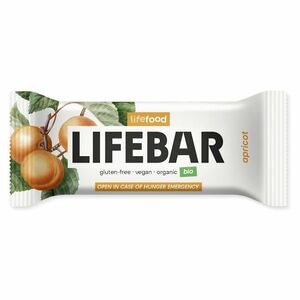 LIFEFOOD Lifebar tyčinka meruňková RAW BIO 40 g obraz