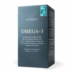 NORDBO Scandinavian omega-3 pstruhový olej 120 kapslí obraz