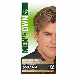 HENNA PLUS Přírodní barva na vlasy pro muže Střední blond 80 ml obraz