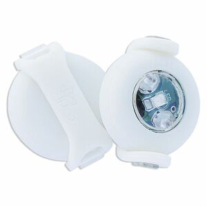 CURLI Luumi LED bezpečnostní světélko na obojek bílé 2 ks obraz