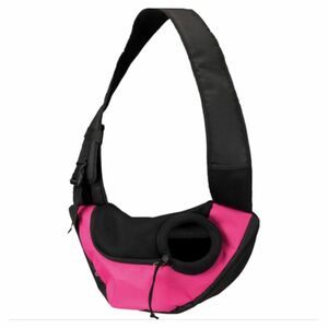 TRIXIE Sling taška na psa do 5 kg přes rameno růžovo/černá 50x25x18 cm obraz