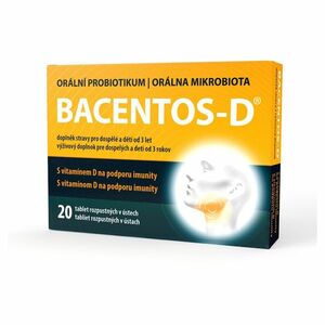 BAC-ENTOS-D Orální probiotikum 20 tablet obraz