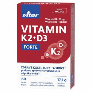 VITAR Vitamin K2 + D3 forte 60 tablet obraz