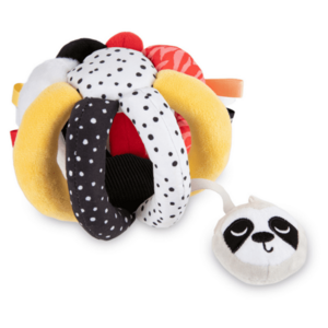 CANPOL BABIES BabiesBoo senzorický míček lenochod s chrastítkem a pískátkem obraz