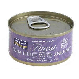 FISH4CATS Finest tuňák se ančovičkami konzerva pro kočky 70 g obraz