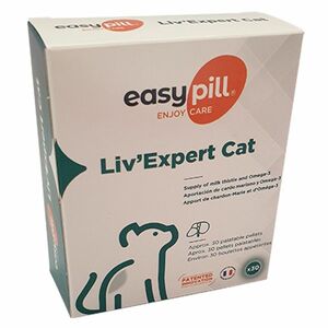 EASYPILL Liver support/Liv´Expert Cat na akutní onemocnění jater pro kočky 60 g obraz