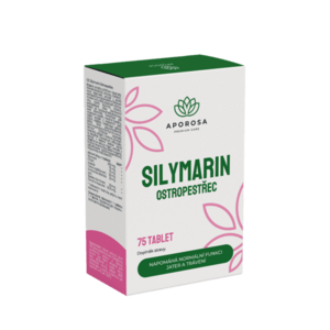 APOROSA Ostropestřec Silymarin 200 mg 75 tablet obraz