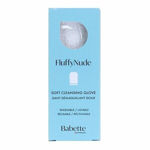 BABETTE - Fluffy Nude - Jemná rukavice pro čištění, odstraňování make-upu a peeling obraz