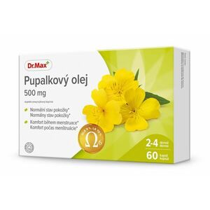 Dr. Max Pupalkový olej 500 mg 60 kapslí obraz