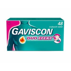 Gaviscon Duo Efect 48 žvýkacích tablet obraz