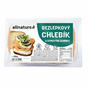 Allnature Bezlepkový chlebík s dýňovými semínky 350 g obraz