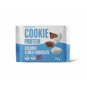 DESCANTI Protein Cookie Milk Chocolate Coconut 70 g obraz