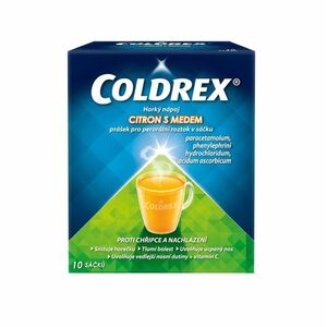 Coldrex Horký nápoj Citron s medem 10 sáčků obraz