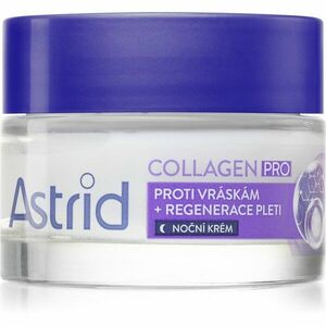 Astrid Collagen PRO noční krém proti projevům stárnutí pleti s regeneračním účinkem 50 ml obraz