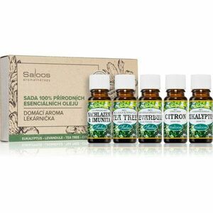Saloos Aromaterapie Domácí Aroma Lékárnička sada sada přírodních esenciálních olejů (s esenciálními oleji) obraz
