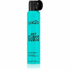 got2b got Gloss Shine Finish sprej pro ochranu vlasů před teplem pro lesk a hebkost vlasů 200 ml obraz