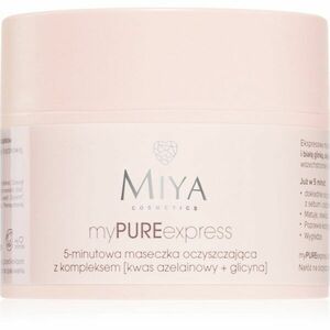 MIYA Cosmetics myPUREexpress čisticí maska pro redukci kožního mazu a minimalizaci pórů 50 g obraz