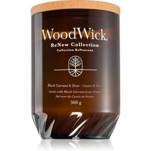 Woodwick Black Currant & Rose vonná svíčka 368 g obraz