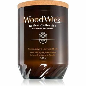 Woodwick Incense & Myrrh vonná svíčka 368 g obraz
