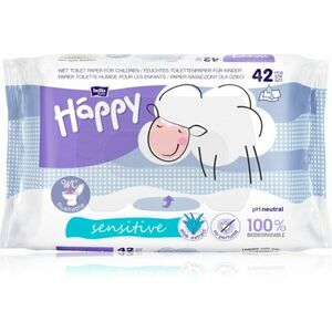 BELLA Baby Happy Sensitive vlhčený toaletní papír pro děti 42 ks obraz