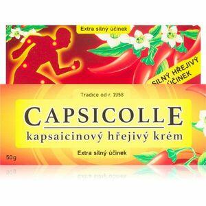 Capsicolle Capsaicin cream hřejivý krém se zesíleným účinkem na unavené svaly a klouby 50 g obraz