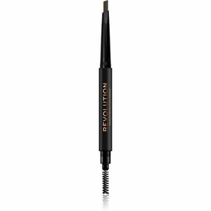 Makeup Revolution Duo Brow Definer precizní tužka na obočí odstín Light Brown 0, 25 g obraz