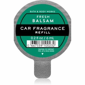 Bath & Body Works Fresh Balsam vůně do auta náhradní náplň 6 ml obraz