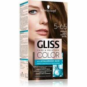 Schwarzkopf Gliss Color permanentní barva na vlasy odstín 5-65 Chestnut Brown 1 ks obraz