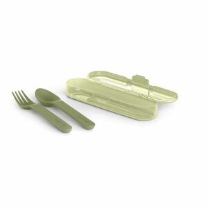 Suavinex Go Natural Cutlery Set příbor 12 m+ Green 3 ks obraz
