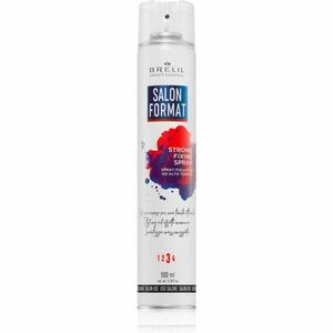 Brelil Professional Salon Format Strong Fixing Spray lak na vlasy pro fixaci a tvar 500 ml obraz