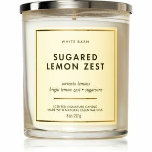 Bath & Body Works Sugared Lemon Zest vonná svíčka 227 g obraz