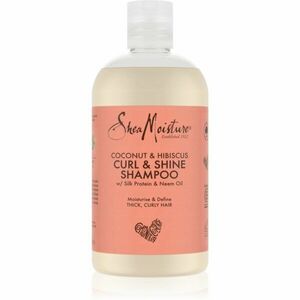 Shea Moisture Coconut & Hibiscus hydratační šampon pro vlnité a kudrnaté vlasy 384 ml obraz