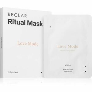 RECLAR Ritual Mask Love Mode jednorázová platýnková maska na obličej pro všechny typy pleti 5 ks obraz