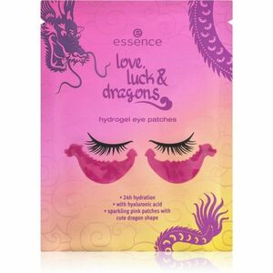 Essence love, luck & dragons hydrogelová maska na oční okolí 2 ks obraz