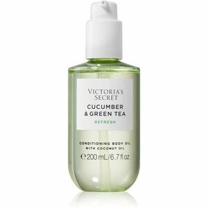 Victoria's Secret Cucumber & Green Tea tělový olej pro ženy 200 ml obraz