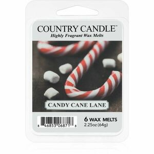 Country Candle Candy Cane Lane vosk do aromalampy 64 g obraz