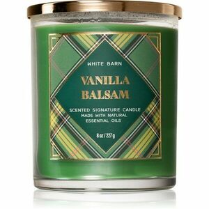 Bath & Body Works Vanilla Balsam vonná svíčka 227 g obraz