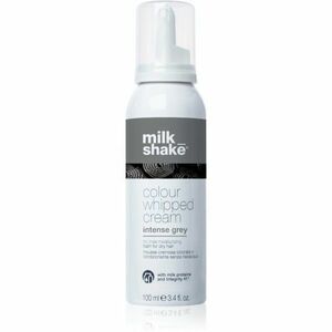 Milk Shake Colour Whipped Cream tónovací pěna pro všechny typy vlasů Intense gray 100 ml obraz