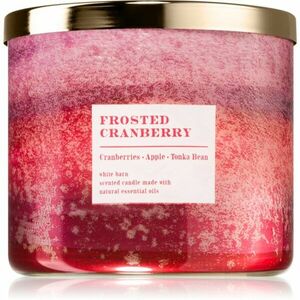 Bath & Body Works Frosted Cranberry vonná svíčka 411 g obraz