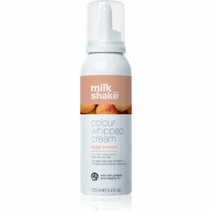 Milk Shake Colour Whipped Cream tónovací pěna pro všechny typy vlasů Rose brown 100 ml obraz