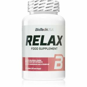BioTechUSA Relax tablety pro normální činnost nervové soustavy 60 tbl obraz