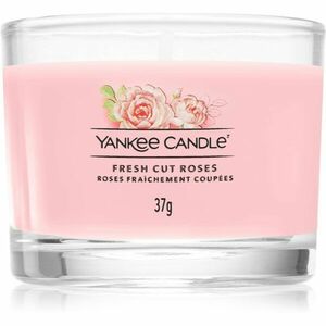 Yankee Candle Fresh Cut Roses votivní svíčka Signature 37 g obraz