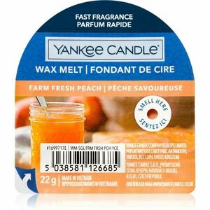 Yankee Candle Farm Fresh Peach vosk do aromalampy 22 g obraz